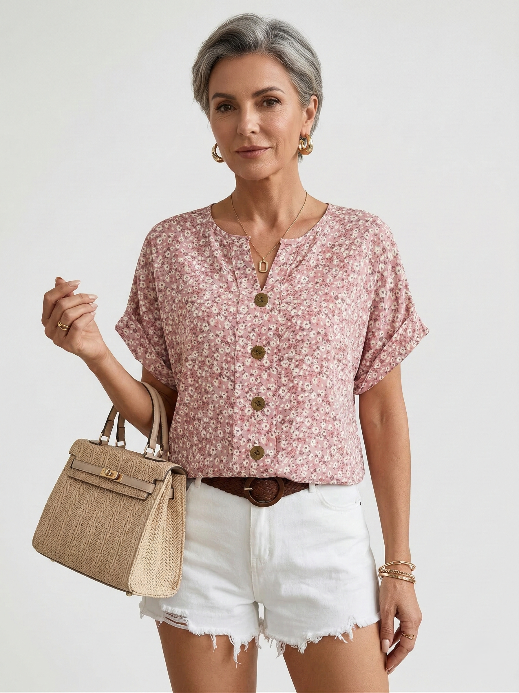 Floral Pink / 5XL