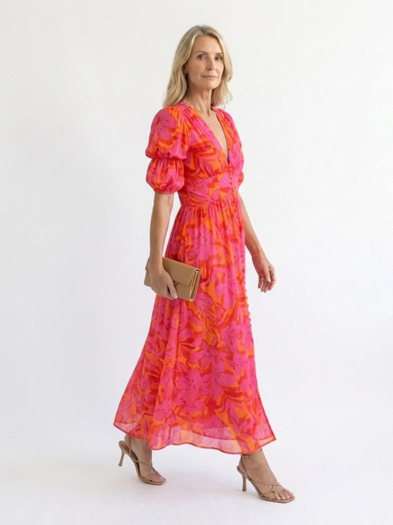 Pink Orange / 3XL