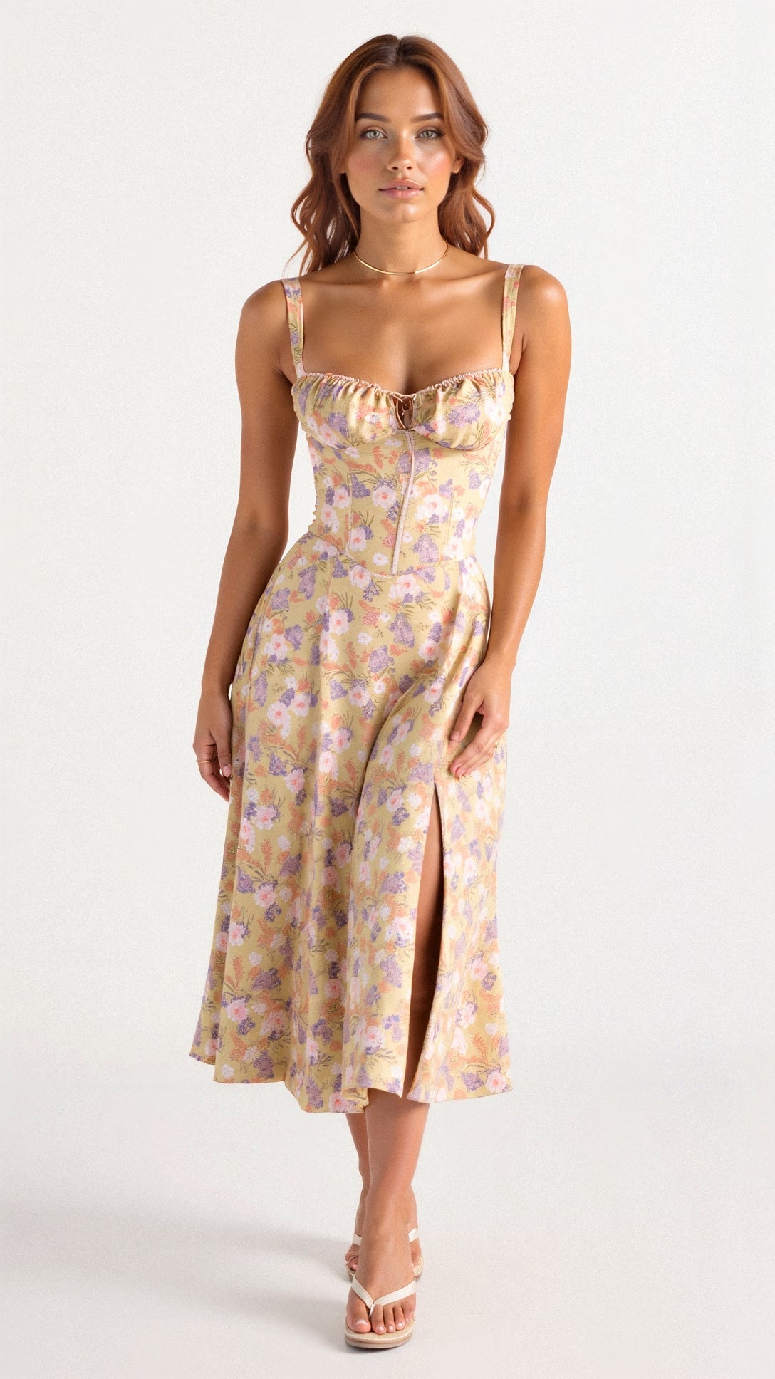 Floral Yellow / 2XL