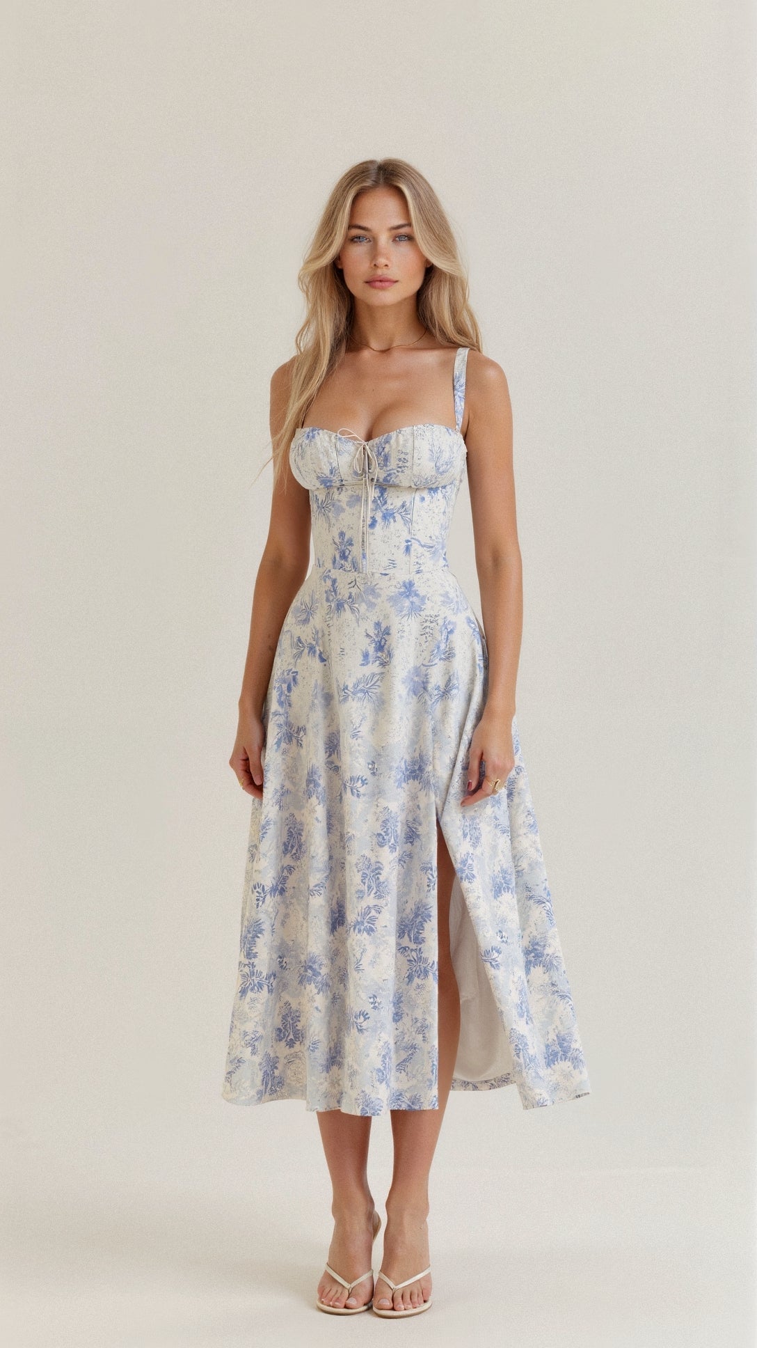 Floral Blue / 2XL